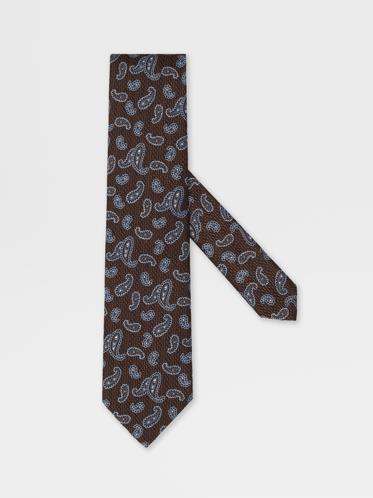 Black Doppia Trama Silk Tie
